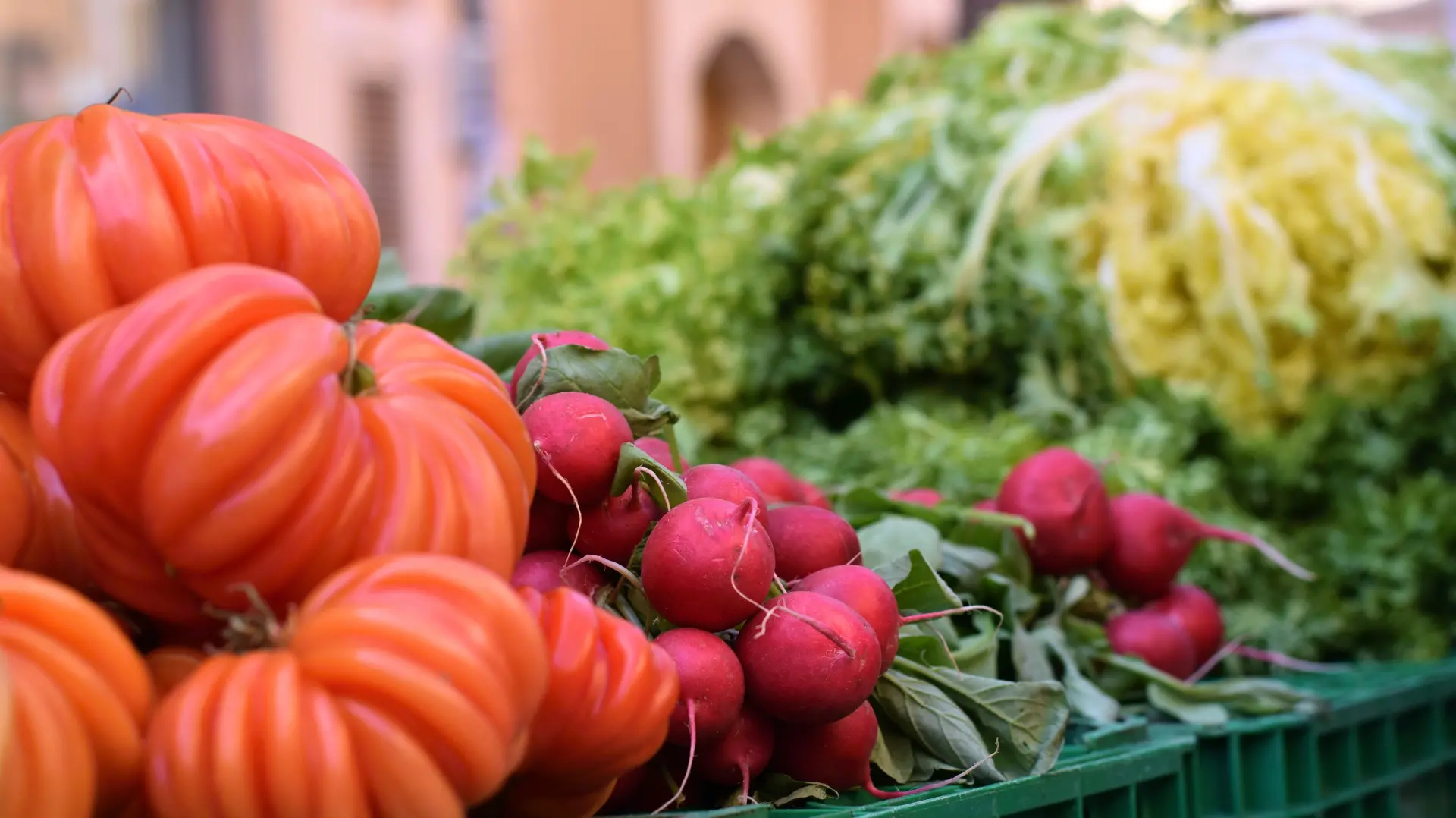 Fresh vegetables in Santanyí Market